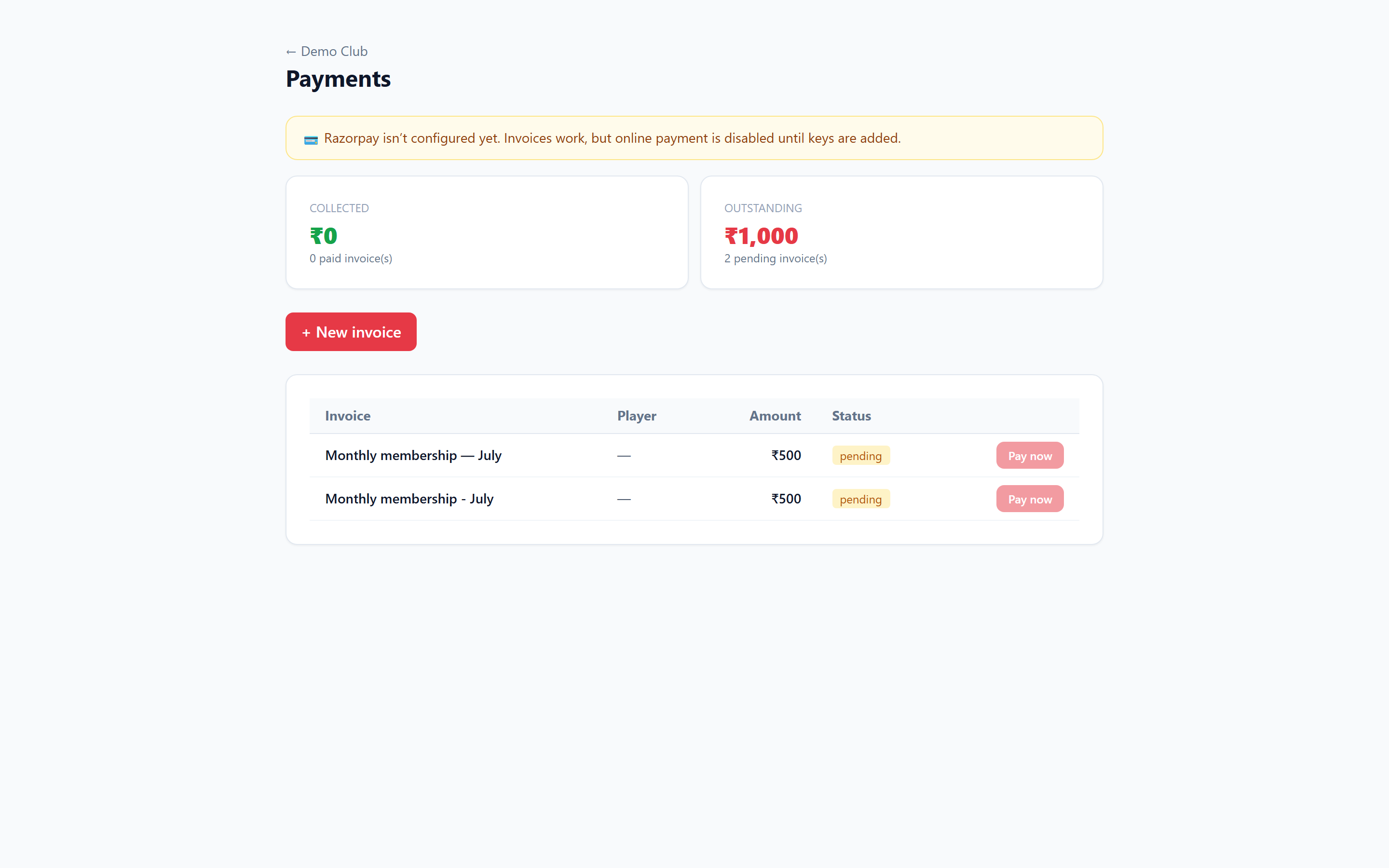 17. Invoices & totals